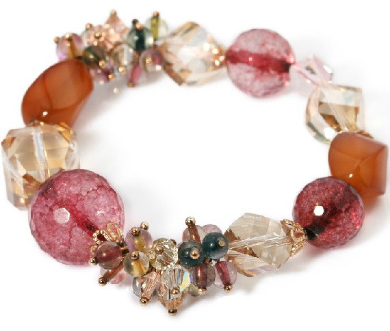 crystal beads bracelet