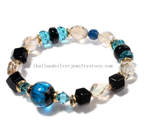 crystal beads bracelet