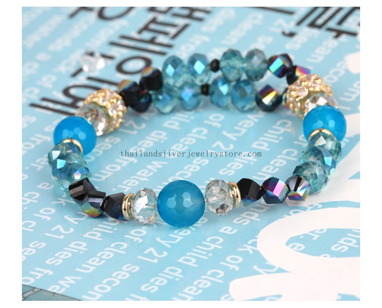 crystal beads bracelet