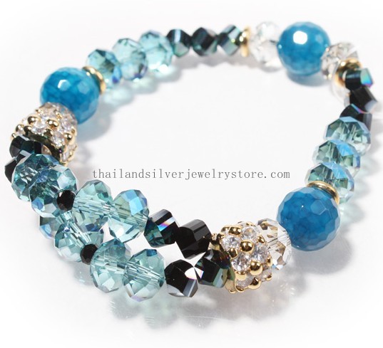 crystal beads bracelet