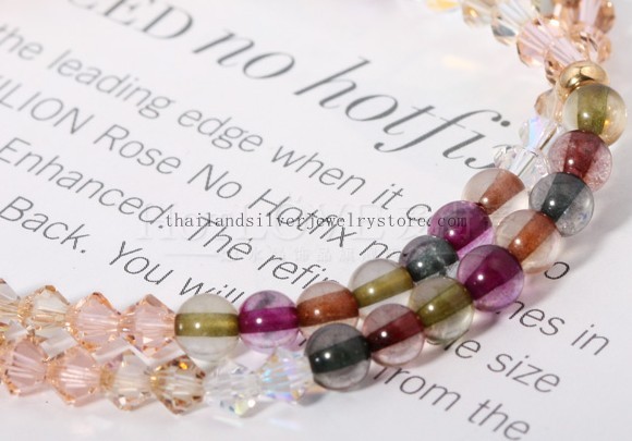 crystal beads bracelet