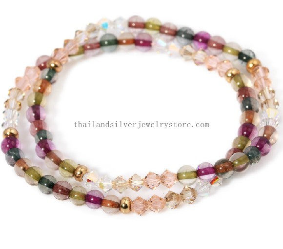 crystal beads bracelet