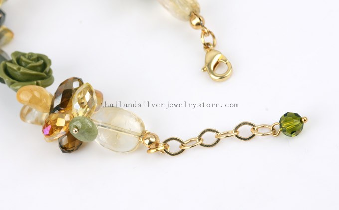 crystal beads bracelet