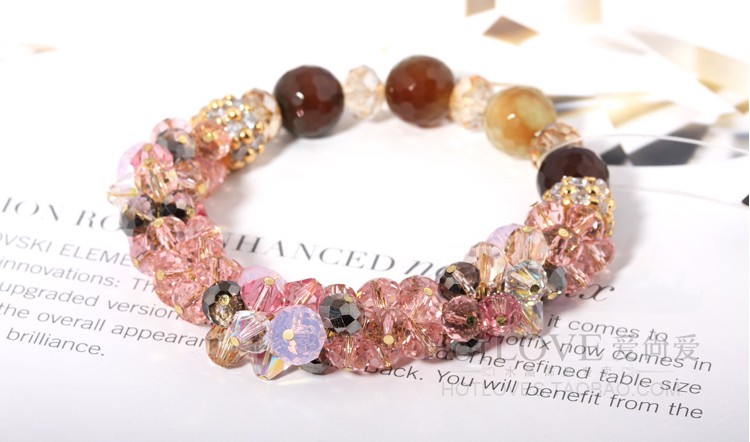 crystal beads bracelet