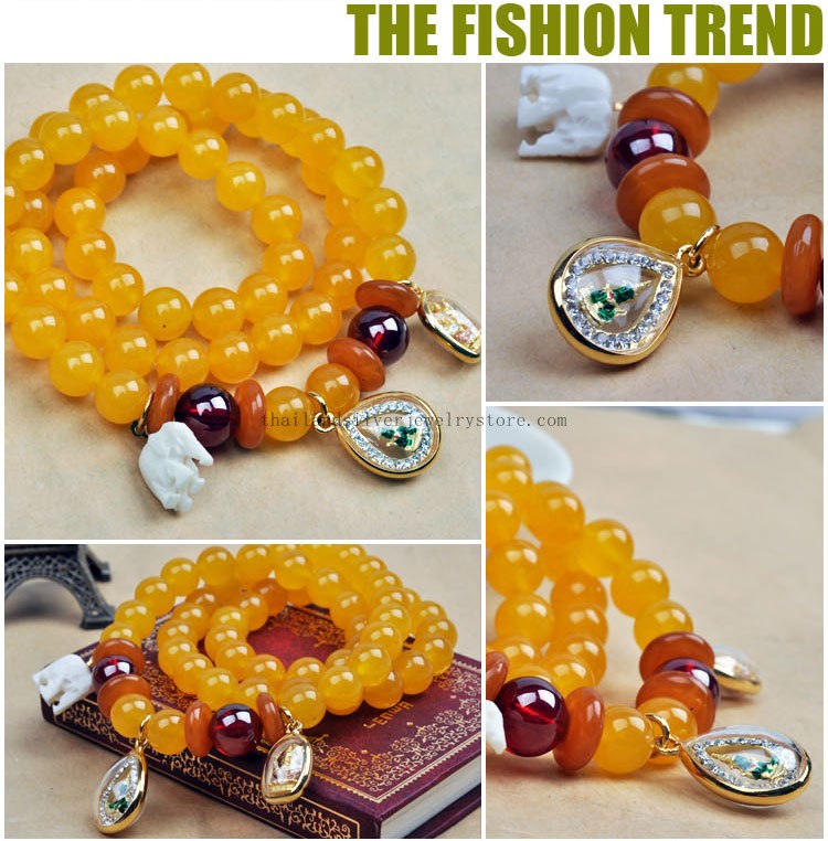 topaz beads bracelet buddha bracelet