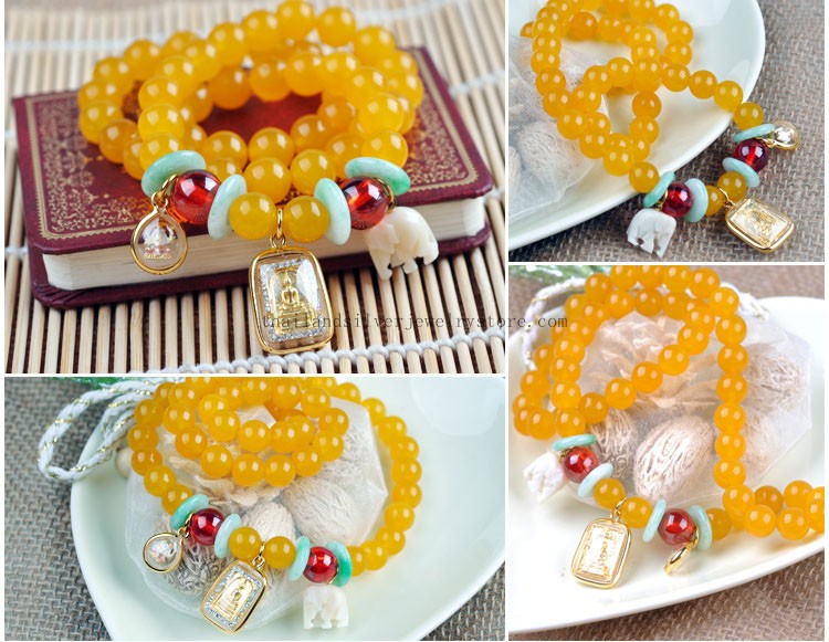 topaz beads bracelet buddha bracelet