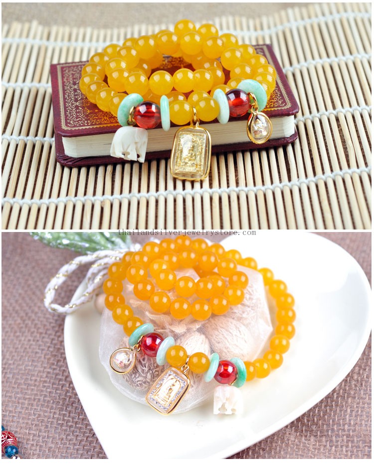 topaz beads bracelet buddha bracelet