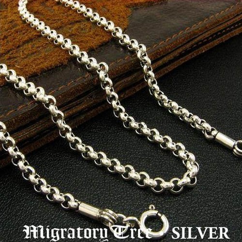 2MM Thai Silver Necklace for Pendants