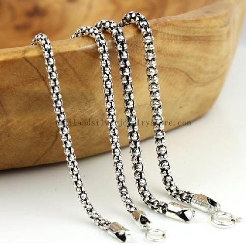 2.5MM Thailand Silver Necklace for Pendant