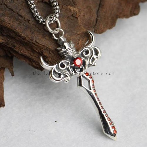 Handmade Silver Cross Pendant for Girls