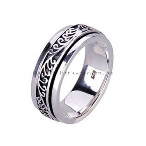 Handmade Thailand Silver Ring Lucky Symbol Ring