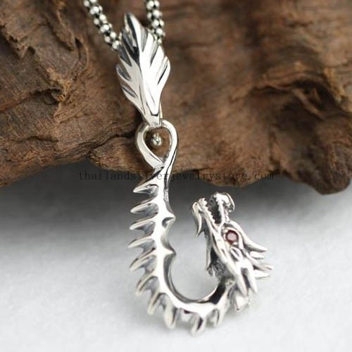 925 Silver Dragon Pendant Thailand Dragon Pendant