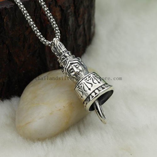 925 Silver Bell Pendant Thailand Pendant Bell