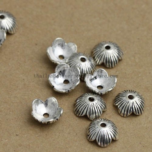 Handmade 925 Silver Beads Caps